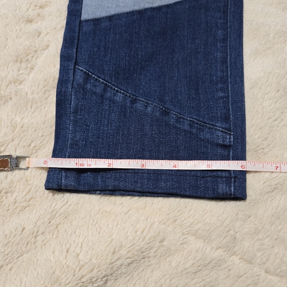 New York and Co patch denim jeans Soho Patchwork Boyfriend Jeans, 4 - Picture 13 of 15
